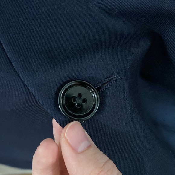 Indochino navy cashmere wool blazer size 48R - Picture 7 of 13